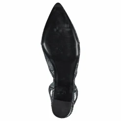 Monaco Slingbacks Blue Snake