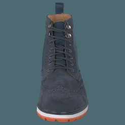 Motion Wing Tip Boot Navy/orange