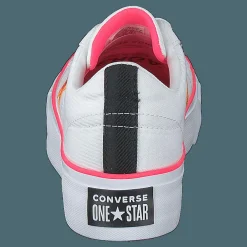 One Star Platform White / Racer Pink / Orange