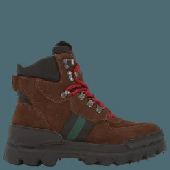 Oslo Waterproof Suede & Oxford Boot Chocolate Brown/Rl2000 Red