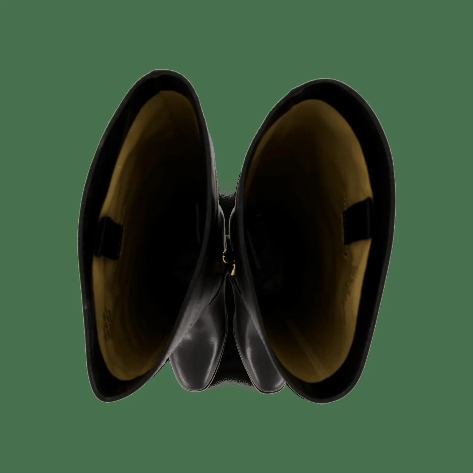 Page Burnished Leather Tall Boot Black