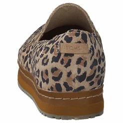 Palma Leather Wrap Desert Tan Leopard Print Suede