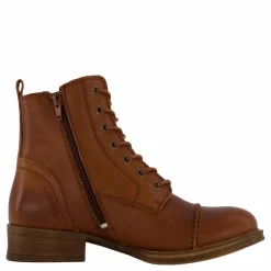Pandora Laced Boots Cognac