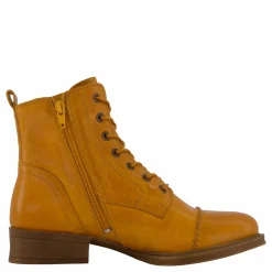 Pandora Laced Boots Yolk Mustard