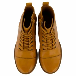 Pandora Laced Boots Yolk Mustard