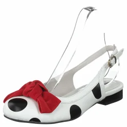 Penny White/black Dots