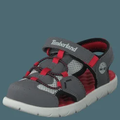 Perkins Row Fisherman Dark Grey/red