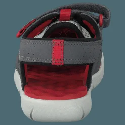 Perkins Row Fisherman Dark Grey/red
