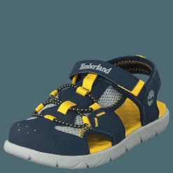 Perkins Row Fisherman Navy/yellow