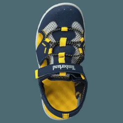 Perkins Row Fisherman Navy/yellow