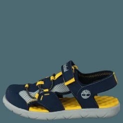 Perkins Row Fisherman Navy/yellow