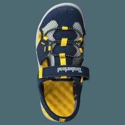 Perkins Row Fisherman Navy/yellow