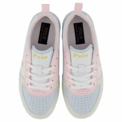 Polo Court Ii C-white Tumbled/lt Pink/lt Blu