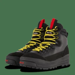 Polo Sport Hiker Leather Boot Black / Yellow / Red