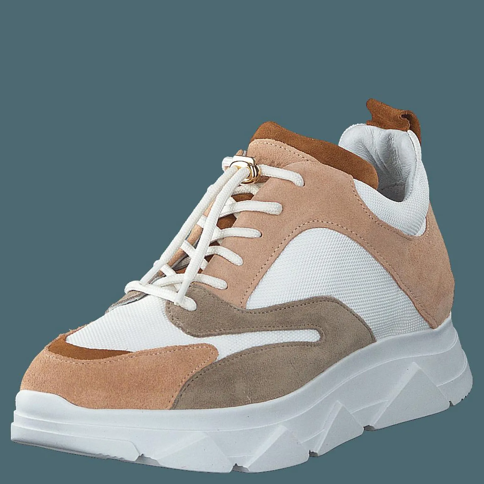 Portia Nude Combo Suede 443