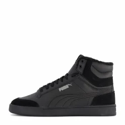 Puma Shuffle Mid Fur Puma Black-puma Black-steel Gr
