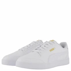 Puma Shuffle White-white-teamgold