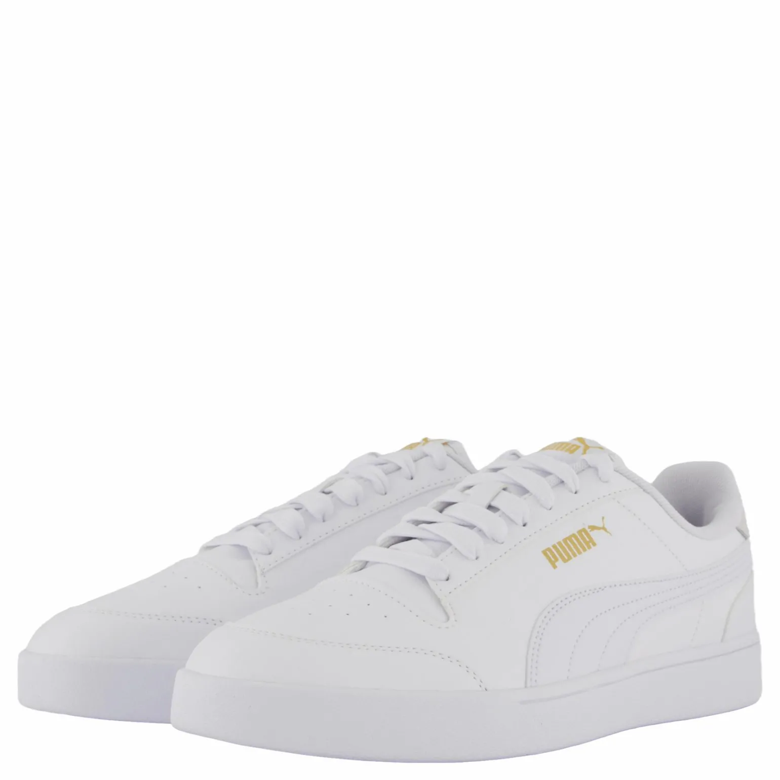 Puma Shuffle White-white-teamgold