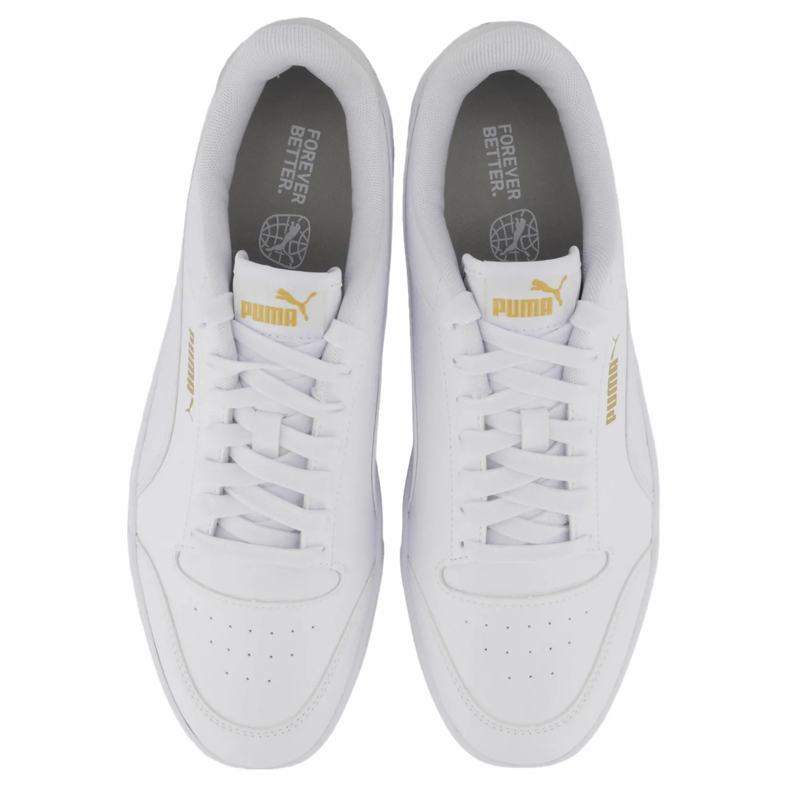 Puma Shuffle White-white-teamgold