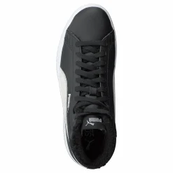 Puma Smash V2 Mid L Fur Jr Puma Black-puma White