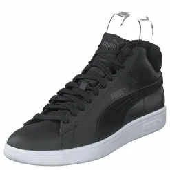 Puma Smash V2 Mid Wtr L Puma Black-dark Shadow- White