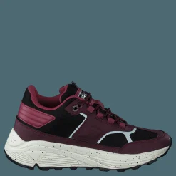 R1300 Mid Blk Spk W Burgundy-black