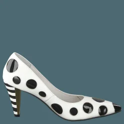 Ramona White/black Dots