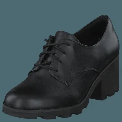 Rene Lace Black Leahter