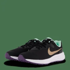 Revolution 6 GS Big kids Black/mtlc Red Bronze-mint Foa