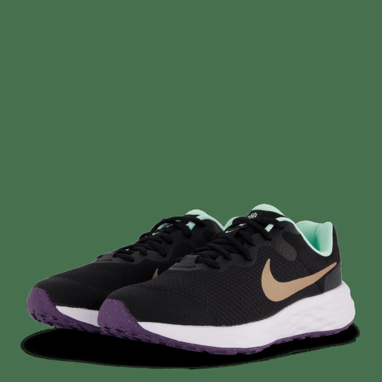 Revolution 6 GS Big kids Black/mtlc Red Bronze-mint Foa