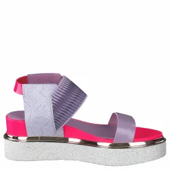 Rico Sandal Lavender/neon Pink