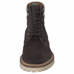 Roden Mid Lace Boot Dk Brown+toffee