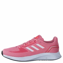 Run Falcon 2.0 Shoes Super Pop / Cloud White / Solar Red