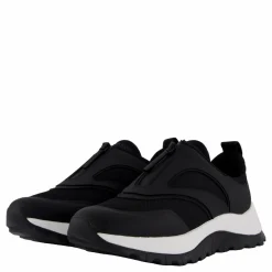 Runner Slip On W/zip Mix M Ck Black