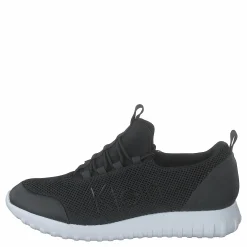 Runner Sneaker Laceup Mesh Black