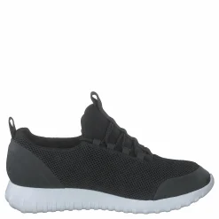 Runner Sneaker Laceup Mesh Black