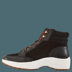 Rylee Suede & Leather High-Top Sneaker Black/Black