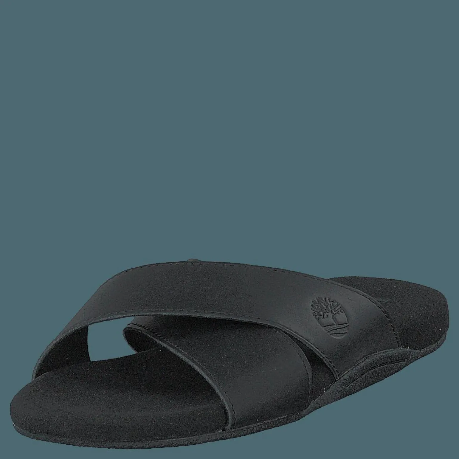 Seatonbay Crossstrapslide Black Leather