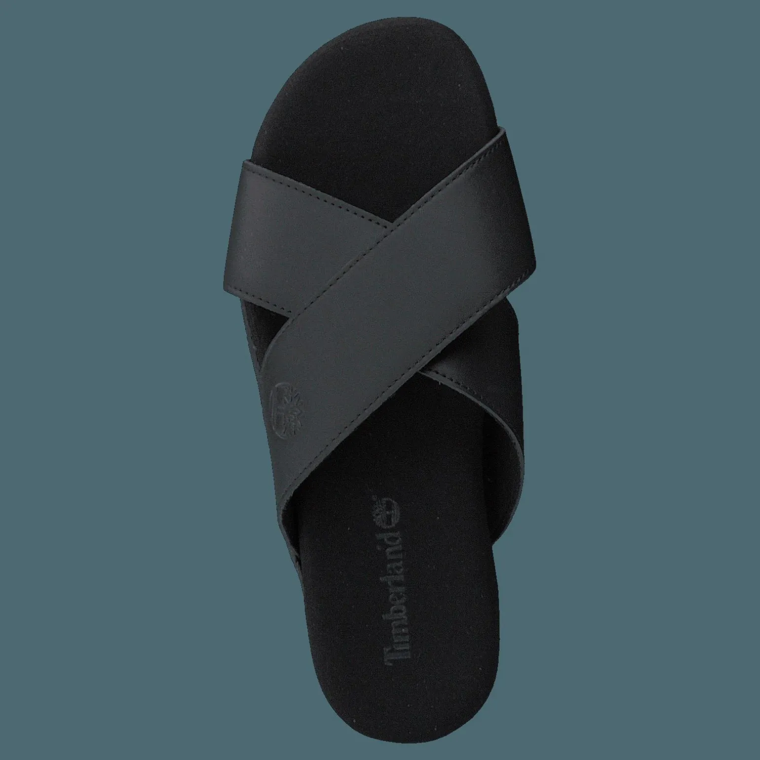 Seatonbay Crossstrapslide Black Leather