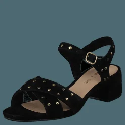 Sheer35 Strap Black Suede Studded