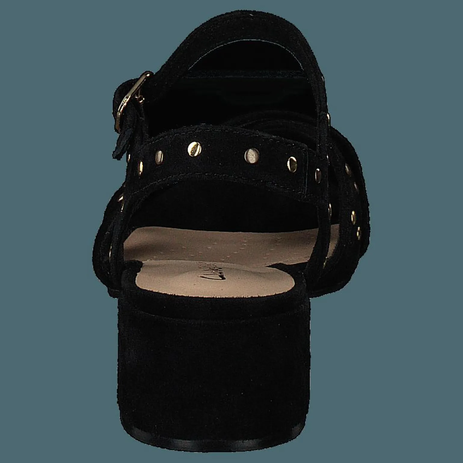 Sheer35 Strap Black Suede Studded