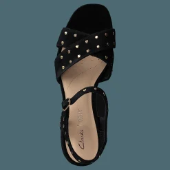 Sheer35 Strap Black Suede Studded
