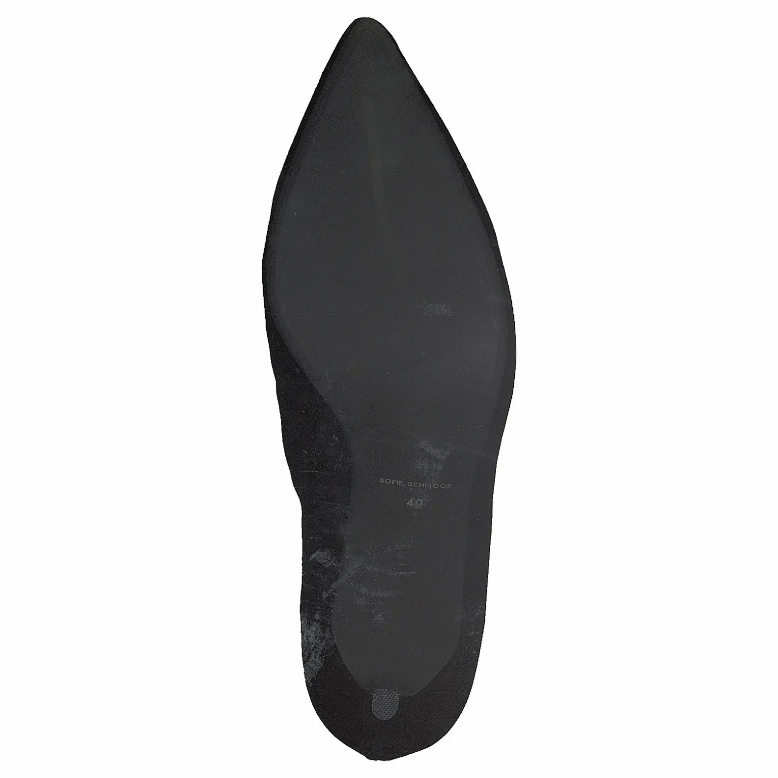 Shoe Stiletto Velvet Black