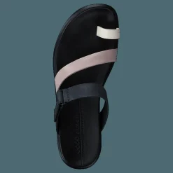 Simpil Sandal Limestone/woodrose/black