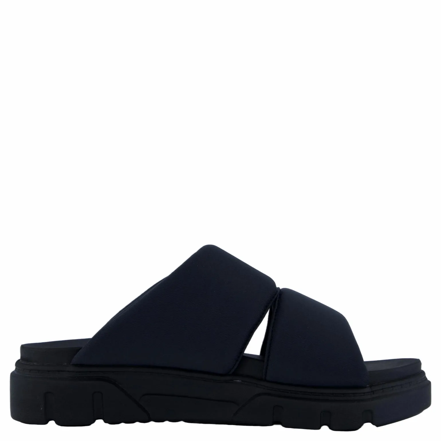 Slide Sandal Greyfield Blk Knit