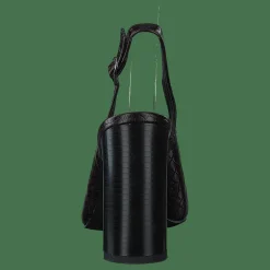 Snake Squared Pumps Brown Reptile