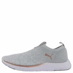 Softride Remi Slip-on Knit Wn  Ash Gray-puma White-rose Gold