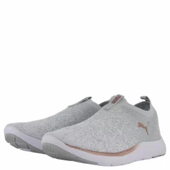 Softride Remi Slip-on Knit Wn  Ash Gray-puma White-rose Gold