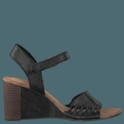 Spiced Poppy Black Leather