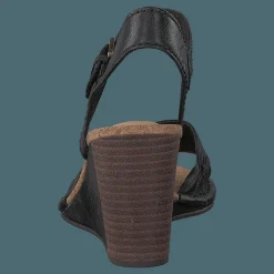 Spiced Poppy Black Leather